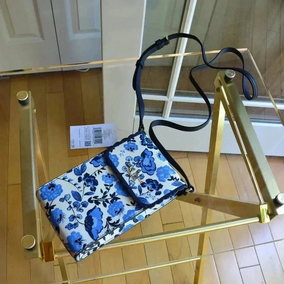 Kate Spade KH774 Madison Vase Floral North South Crossbody - Picture 1 of 9